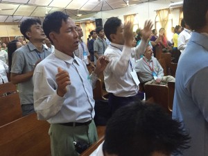 More than 150 Burmese church leaders gathered together to worship and study God’s Word in our conference. 